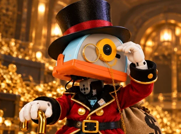Microduck tipping his top hat